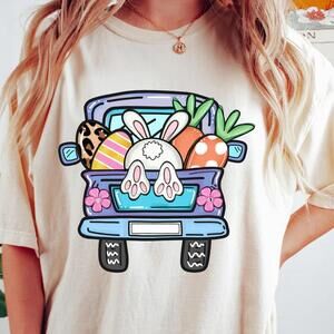 Funny Easter T-Shirt, Easter Bunny Shirt, Easter Truck